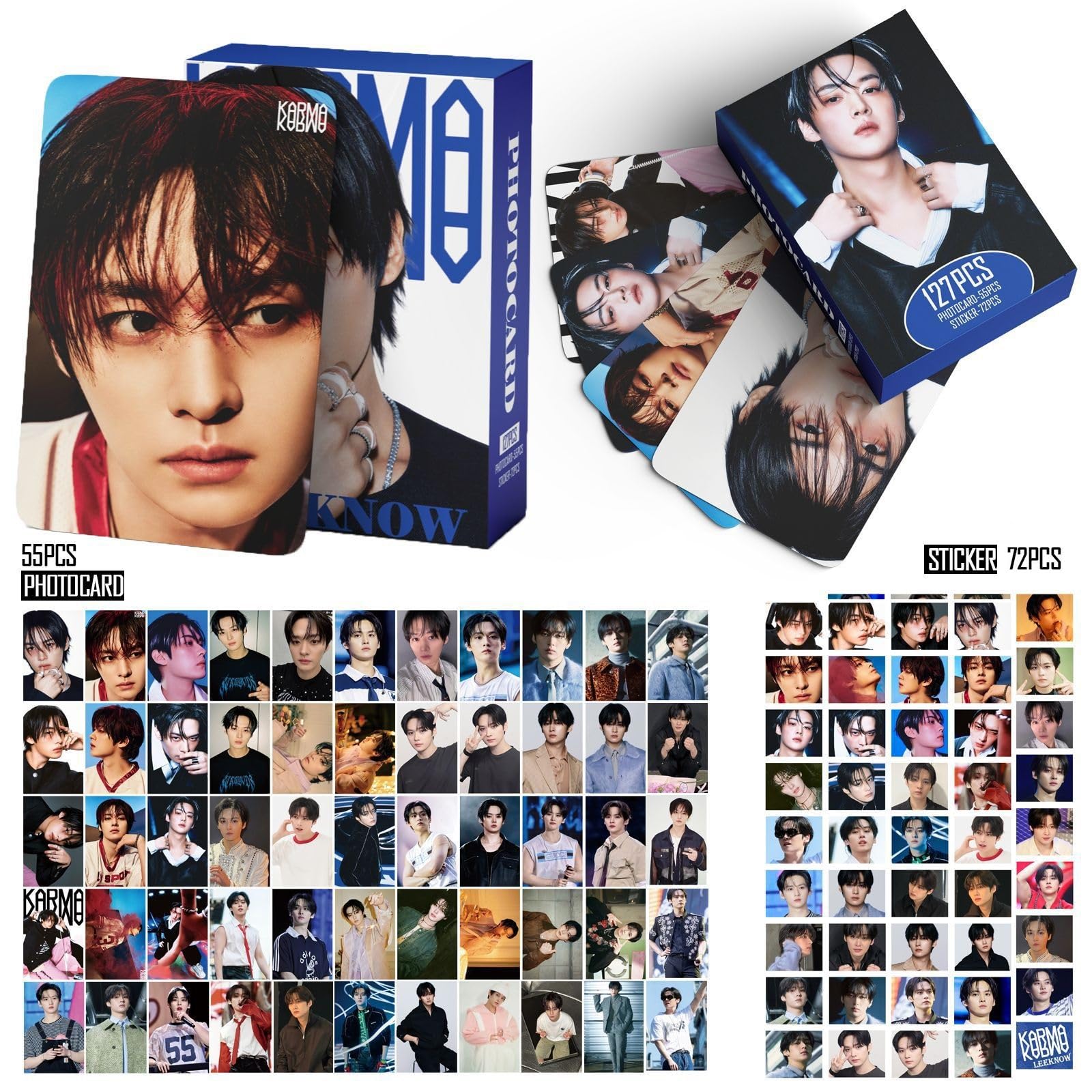 Amazon.com: MeiYiYou Karma Album Photocards Set,127PCS Karma